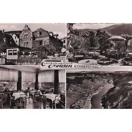 Ediger Mosel Dutch Real Photo Postcard