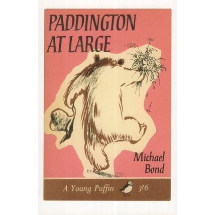 Paddington At Large Michael Bond 1966 Book Postcard