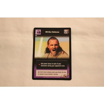 All-Out Defense 2001 Star Wars Young Jedi Boonta Eve Podrace NO.26