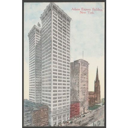 Adams Express Building, New York City, c.1910 - Success Postal Card Co Postcard