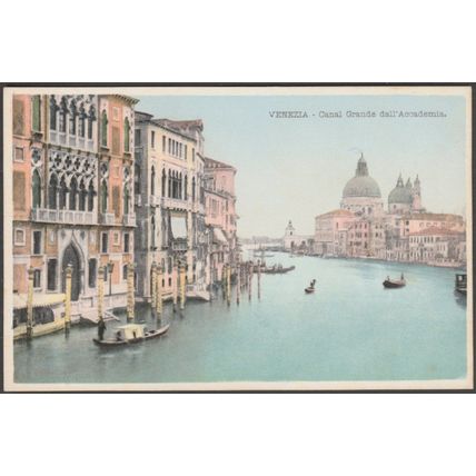 Canal Grande dell'Accademia, Venezia, c.1905 - Cartolina