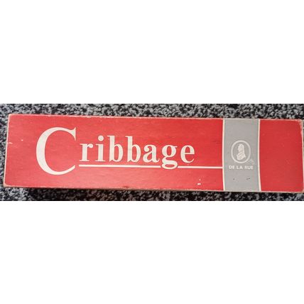 1960S DE LA RUE LONDON "PRISTINE CRIBBAGE GAME,UNUSED FROM NEW "UK FREEPOST