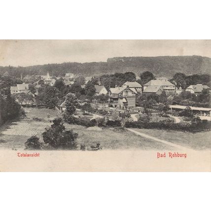 Bad Rehberg Old German Aerial Postcard