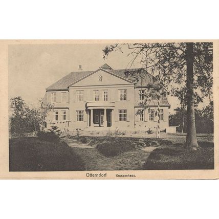 Otterndorf Krankenhaus German Hospital Old Postcard