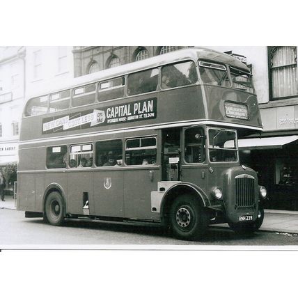 Black & White Photograph of Northampton Corporation Transport - RNH 239