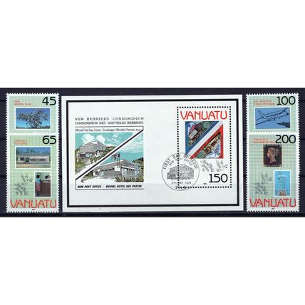 Vanuatu 519-523 MNH Stamps on Stamps Stamp World London '90 ZAYIX 0624S0147