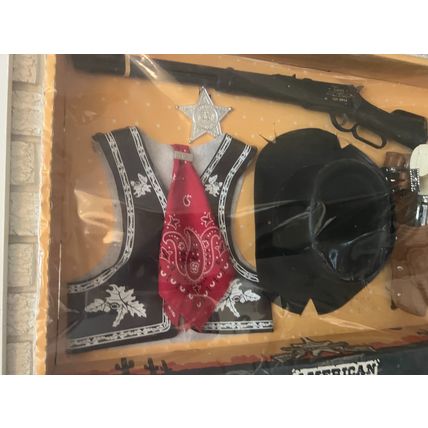 1989 AMERICAN WEST DIE CAST COWBOY 8-PIECE SET & MORE MADE IN USA #7475 NOS DL