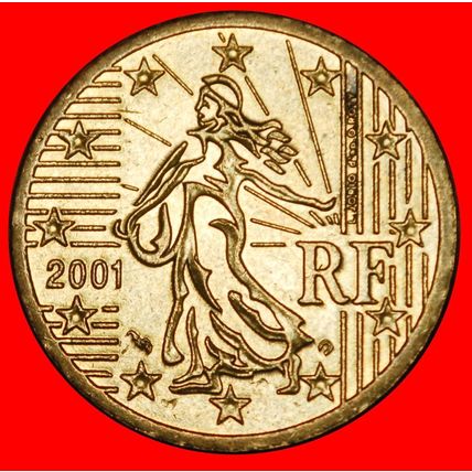 Ⰶ ERROR 1999-2006: FRANCE★50 CENTS 2002 NORDIC GOLD 2 COINS★LOW START★NO RESERVE