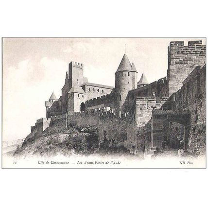 11 - Cité de Carcassonne - les avant portes de l'Aude