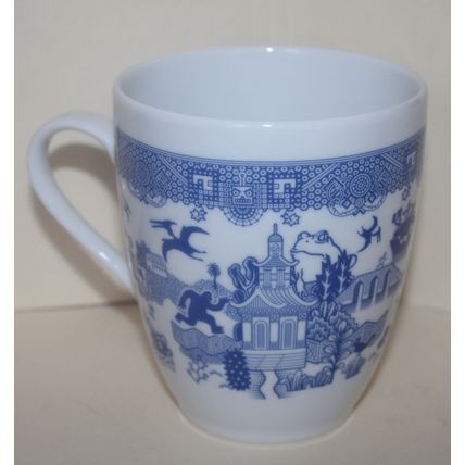 Calamityware Blue & White Things Could Be Worse 12 Ounce Mug
