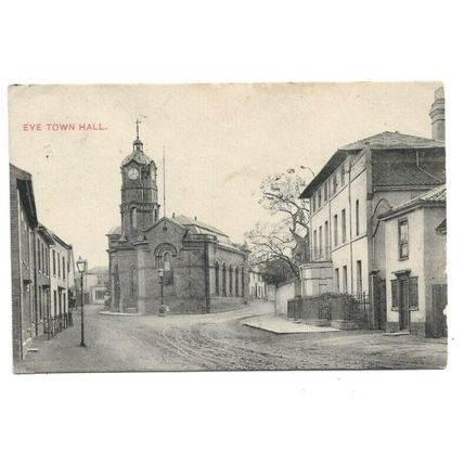 Eye Church And Grammar School, Suffolk, Postcard.