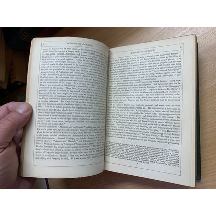 1870 "THE POETICAL WORKS OF JOHN DRYDEN" POETRY POEMS HARDBACK BOOK (P5)