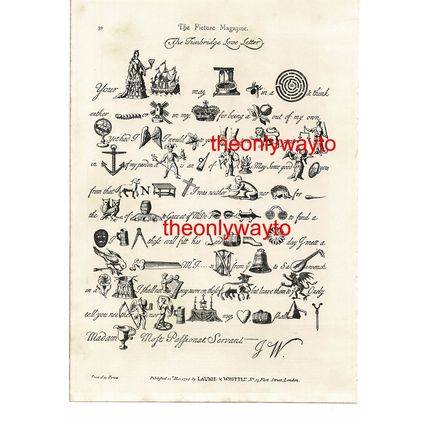 The Tunbridge Love Letter, Book Illustration (Print), 1893