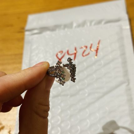 NIB Bomb Party Sz8 BP Ring RBP8244 She Flies Free LC Morganite Hematite Pl