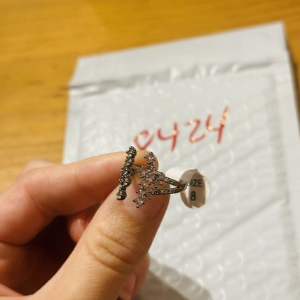 NIB Bomb Party Sz8 BP Ring RBP8244 She Flies Free LC Morganite Hematite Pl