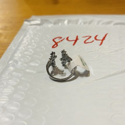 NIB Bomb Party Sz8 BP Ring RBP8244 She Flies Free LC Morganite Hematite Pl