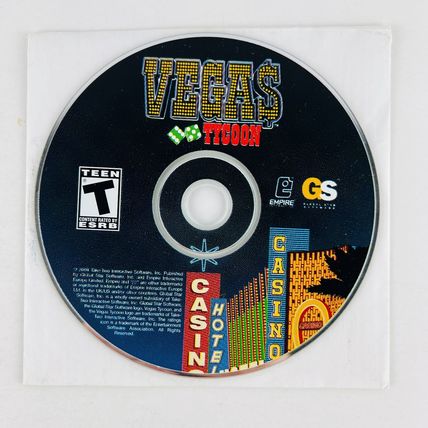 Vegas Tycoon - PC Game Software Disc ONLY