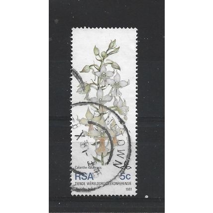 SouthAfrica.SG498 5c Calanthe natalensis.Fine Used.Sep25l