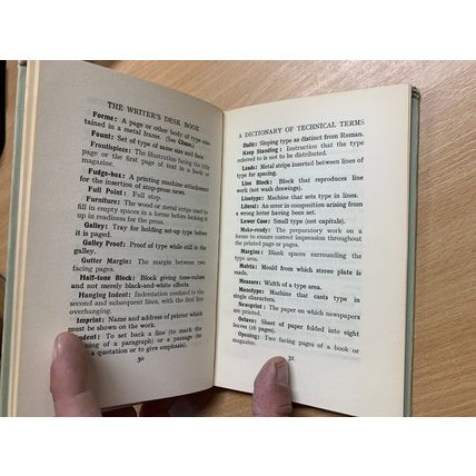 1955 "THE WRITER'S DESK BOOK" REFERENCE FOR AUTHORS JOURNALISTS HB BOOK (P2)