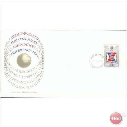 GB FDC 1986 C/wealth Parliament Conf (mint) Cheshire