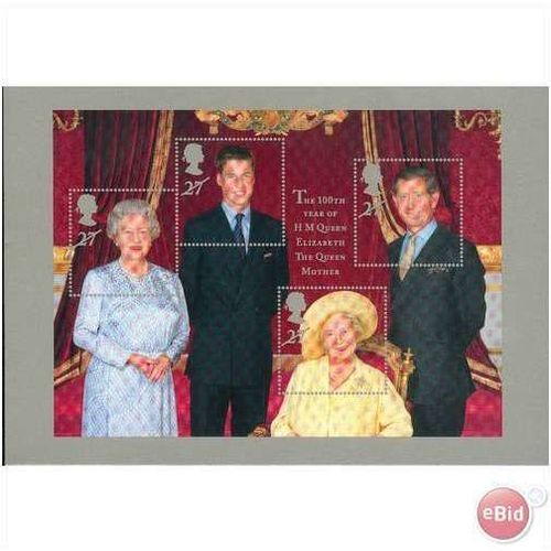 GB PHQ 2000 - Queen Mother's 100th Birthday