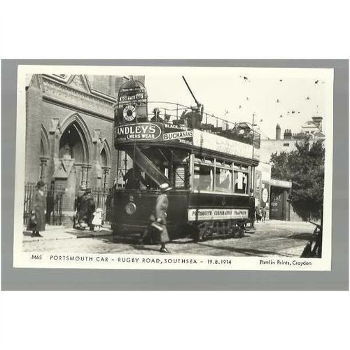M65 PORTSMOUTH TRAM Postcard by Pamlin