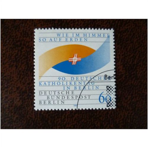 West Berlin Germany 1990 German Catholic Day fine used stamp SGB848 Religion