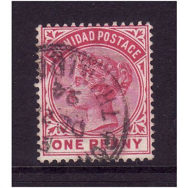 TRINIDAD 1883 SG 107 1d CARMINE FINE USED #2