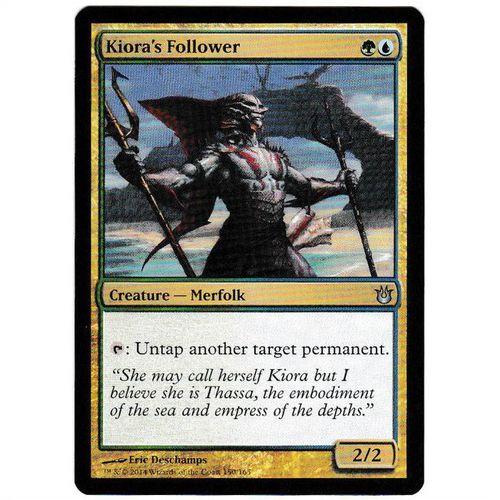 Magic the Gathering - Born of the Gods - #150/165 - Kiora's Follower