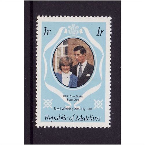 MALDIVE ISLANDS 1981 1R ROYAL WEDDING SG 918 U/M MINT