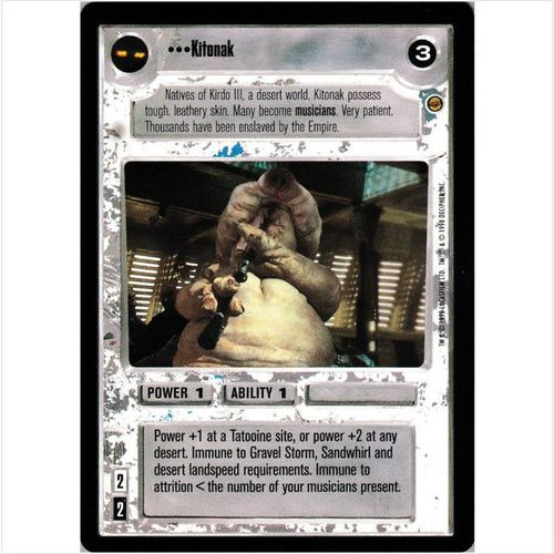 Star Wars CCG Jabba's Palace Limited - Kitonak - Light Side