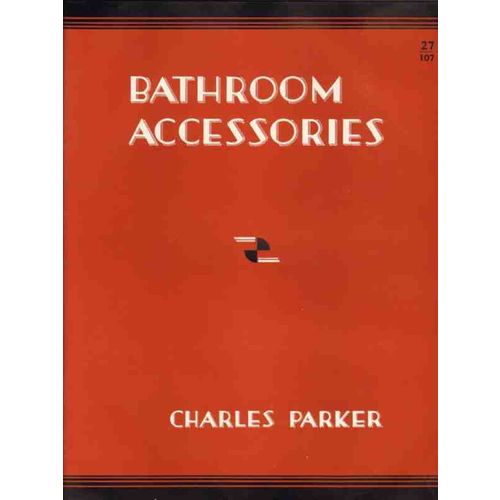 charles parker company 1938 bathroom accessories vintage catalog