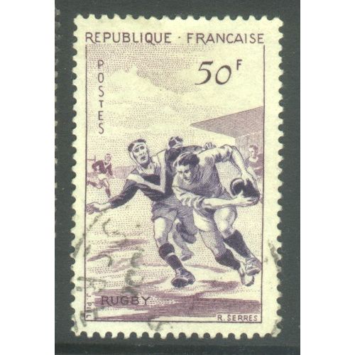 France 1956 - SG1299 - 50f - Rugby - Sports - used