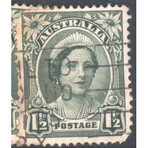 Australia 1942 - SG 204 - 1½d green - Queen Elizabeth - used