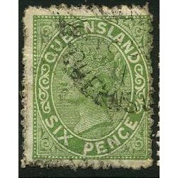 QUEENSLAND 1890/1894 SG 196 - #2 fine used (o)