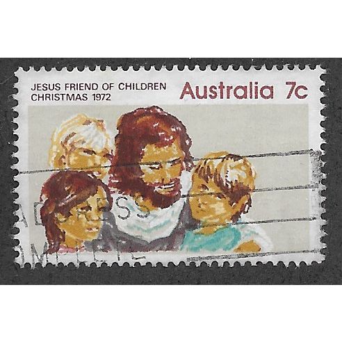 AUS 1972 7c 'CHRISTMAS' FINE USED (EBID52-050)