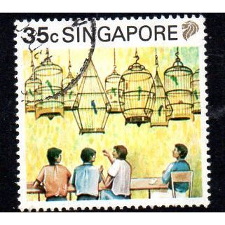Singapore 1990 Tourism definitives 35c value, f used, SG 629