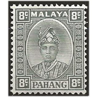 Pahang 1935 SG35 8c Grey Mounted Mint . ..