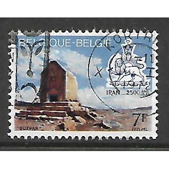 BELGIUM 1971 ANNIV PERSIAN EMPIRE 7F TOMB BUZPAR SG2244 FINE USED