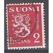 Finland 1936 Michel 197 O Cote (2013) 0.30 Euro Armoirie Cachet rond