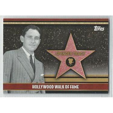 2011 TOPPS AMERICAN PIE ' HOLLYWOOD WALK of FAME ' card # 34 SPENCER TRACY