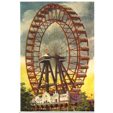 Art BIG WHEEL Postcard (Mayfair BB 398)