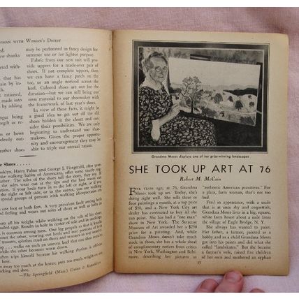 Woman Digest May 1943 Ferrill Publishing Paper Back Grandma Moses