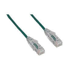 Pack of 2] Slim Cat6a Green Copper Ethernet Cable, 10 Gigabit, 500 MHz, Snag...