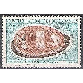 Nouvelle-Calédonie 1970 Michel 487 O Cote (2005) 5.20 € Coquillage Porcelaine