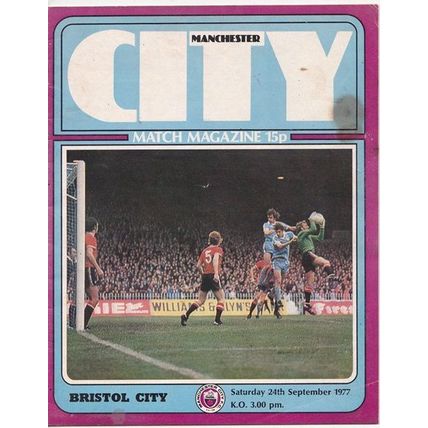 MANCHESTER CITY v BRISTOL CITY LEAGUE DIVISION ONE 1977/78