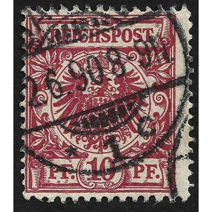GERMANY 1889 10pf Eagle Sc#48 - USED @M542
