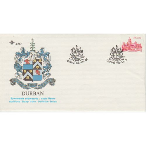 South Africa 1987 Definitive additional value First Day Cover see other listings
