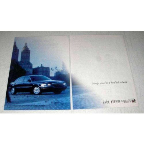 1998 Buick Park Avenue Car Ad - Poise New York Catwalk