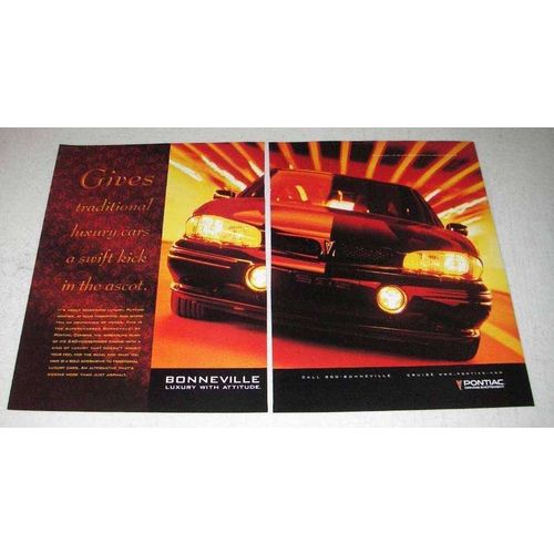 1997 Pontiac Bonneville Ad - Traditional Luxury Cars